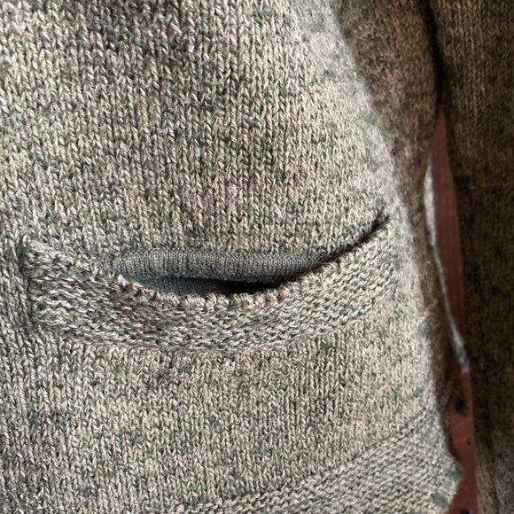 Bushwacker Women’s Cardigan Cotton Wool and Linen size Large Green Button Up - Picture 4 of 9